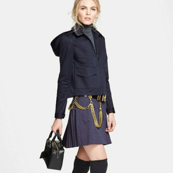 Tory Burch Jackets & Blazers - NWOT TORY BURCH lane back pleated windbreaker with removable hood